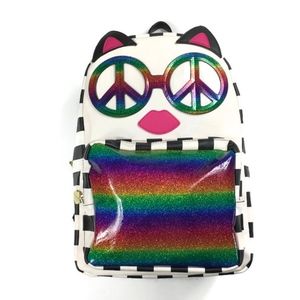 Luv Betsey Betsey Johnson Rainbow Peace Backpack